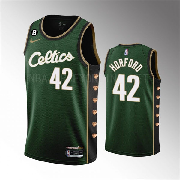 Mens Boston Celtics #42 Al Horford Green 2022-23 City Edition Swingman Jersey