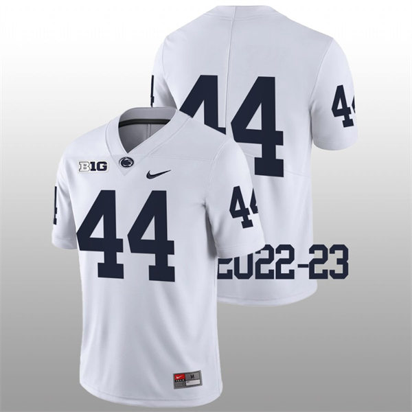 Mens Penn State Nittany Lions #44 Chop Robinson Nike White College Game Football Jersey
