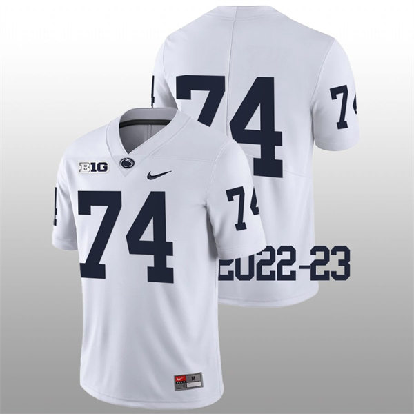 Mens Penn State Nittany Lions #74 Olumuyiwa Fashanu Nike White College Game Football Jersey