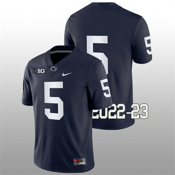 Mens Penn State Nittany Lions #5 Mitchell Tinsley Nike Navy College Game Football Jersey
