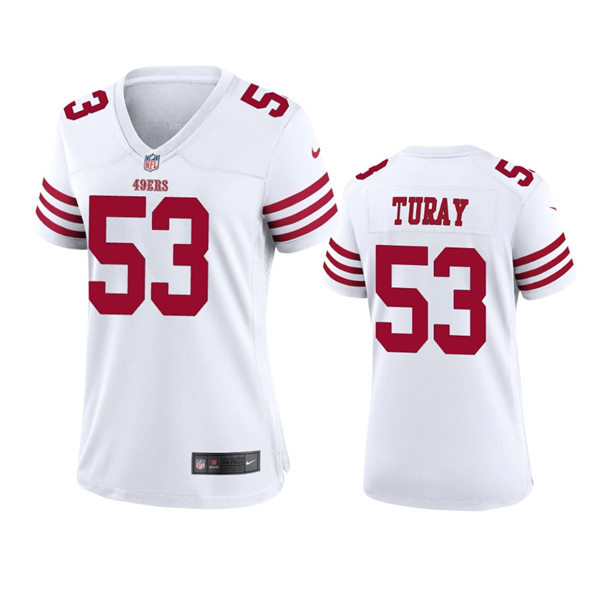 Women's San Francisco 49ers #11 Brandon Aiyuk Nike White Limited Player Jersey