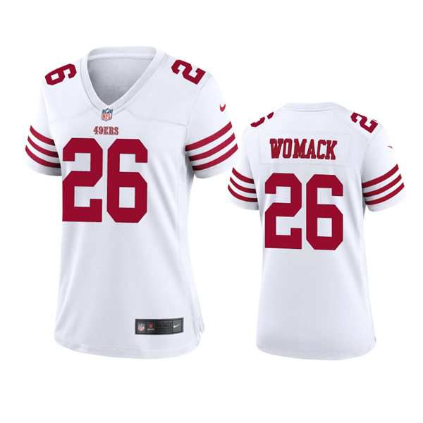 Women's San Francisco 49ers #26 Samuel Womack Nike White Limited Player Jersey