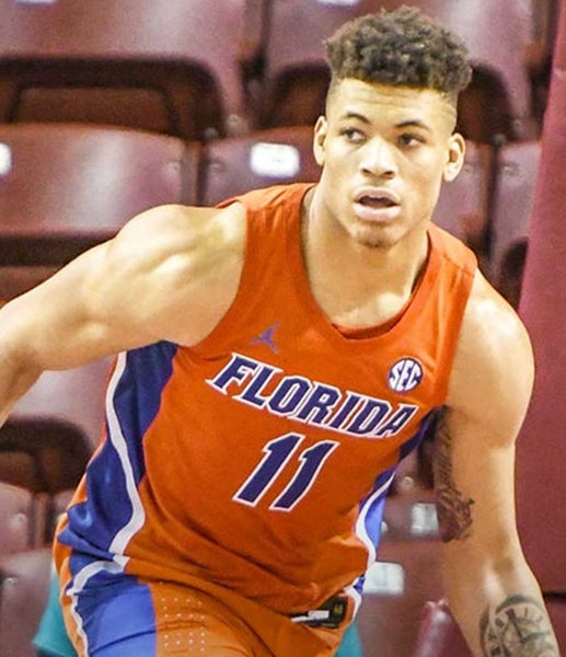 Mens Youth Florida Gators #11 Kyle Lofton Orange College Basketball Game Jersey