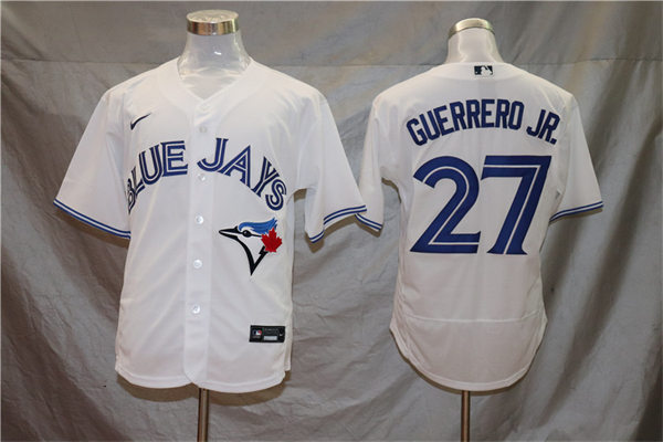 Men's Toronto Blue Jays #27 Vladimir Guerrero Jr. Nike Home White FlexBase Player Jersey