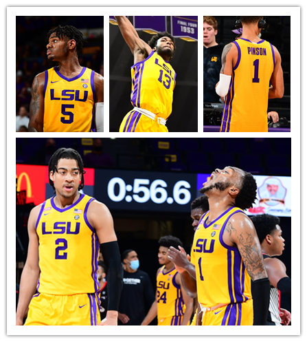 Youth LSU Tigers Custom Nike Gold College Basketball Game Jersey