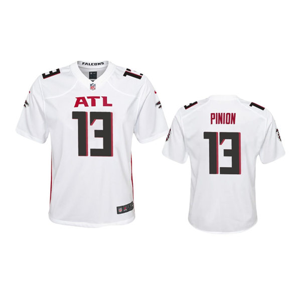 Youth Atlanta Falcons #13 Bradley Pinion Nike White Limited Jersey