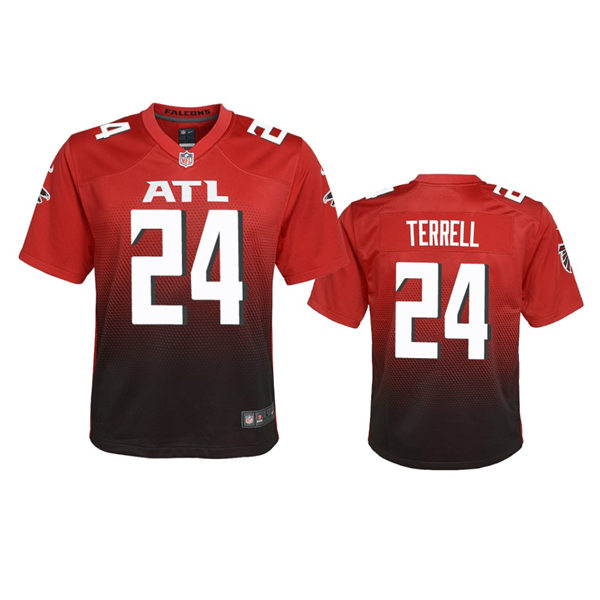 Youth Atlanta Falcons #24 A.J. Terrell Nike Red 2nd Alternate Limited Jersey