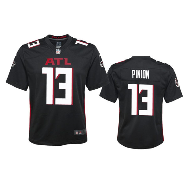 Youth Atlanta Falcons #13 Bradley Pinion Nike Black Limited Jersey