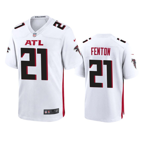 Men's Atlanta Falcons #21 Rashad Fenton Nike White Vapor Limited Jersey