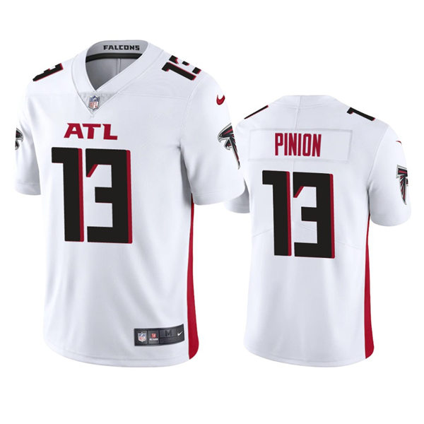 Men's Atlanta Falcons #13 Bradley Pinion Nike White Vapor Limited Jersey