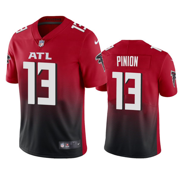 Men's Atlanta Falcons #13 Bradley Pinion Nike Red 2nd Alternate Vapor Limited Jersey