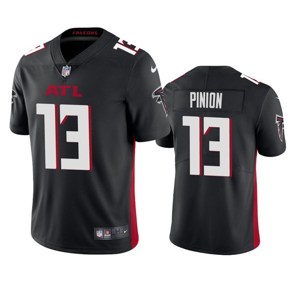 Men's Atlanta Falcons #13 Bradley Pinion Nike Black Vapor Limited Jersey