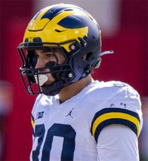 Mens Youth Michigan Wolverines #30 Jimmy Rolder White College Football Game Jersey