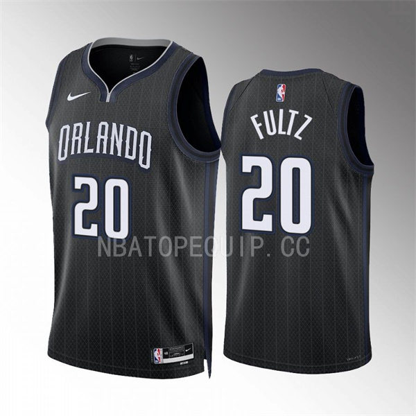 Men's Orlando Magic #20 Markelle Fultz 2022-23 City Edition Swingman Jersey Black