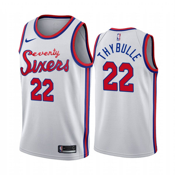 Mens Philadelphia 76ers #22 Matisse Thybulle Nike Hardwood Classics Swingman Jersey