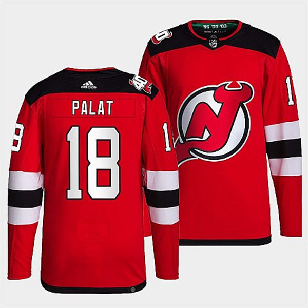 Mens New Jersey Devils #18 Ondrej Palat Adidas Home Red Player Jersey