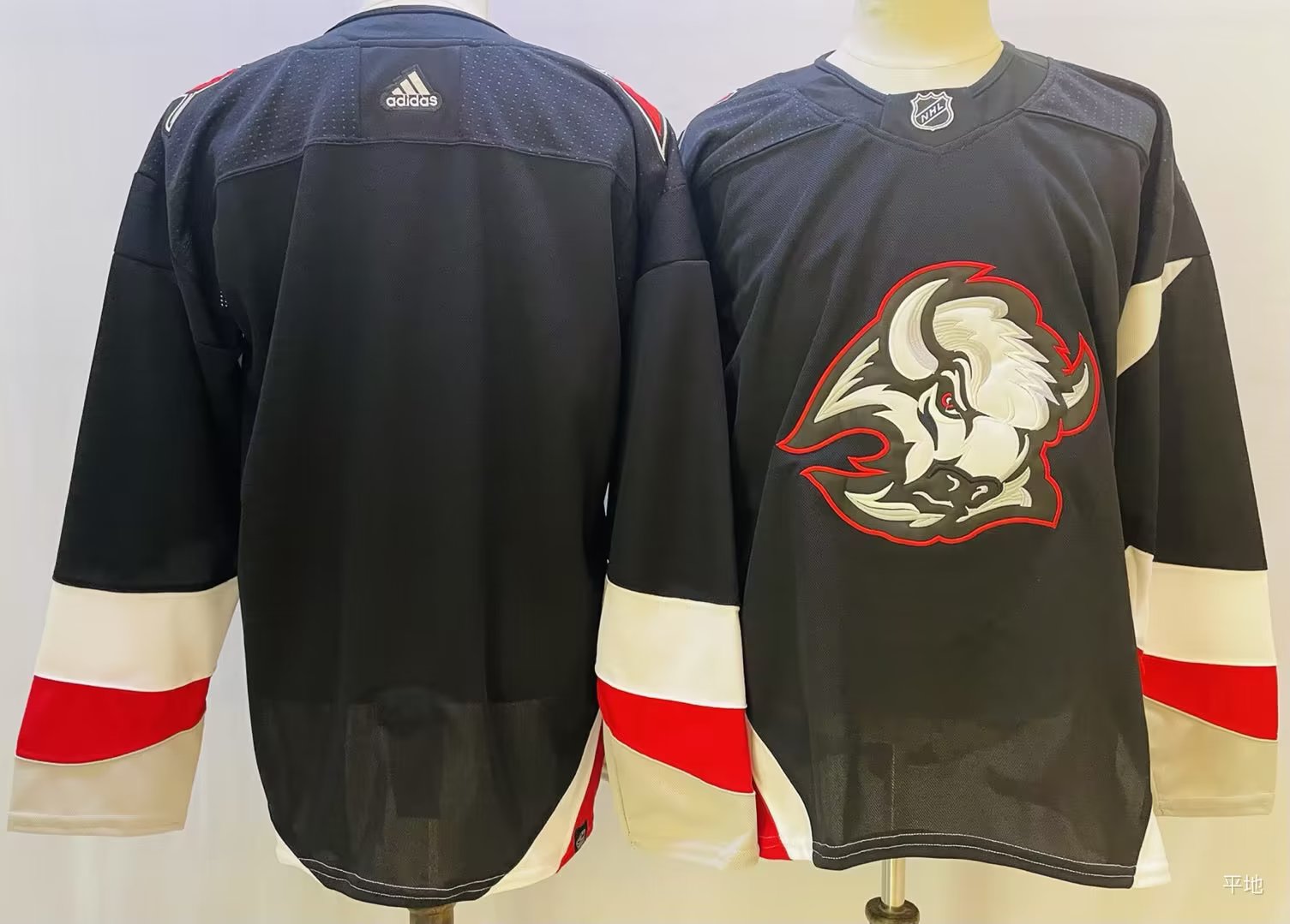 Men's Buffalo Sabres Blank Black alternate 2022-23 Goathead Team Jersey