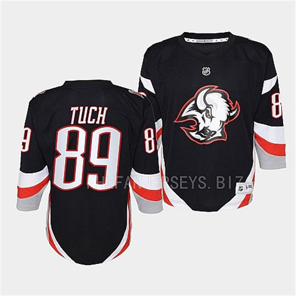 Youth Buffalo Sabres #89 Alex Tuch 2022-23 Goathead Jersey Black alternate