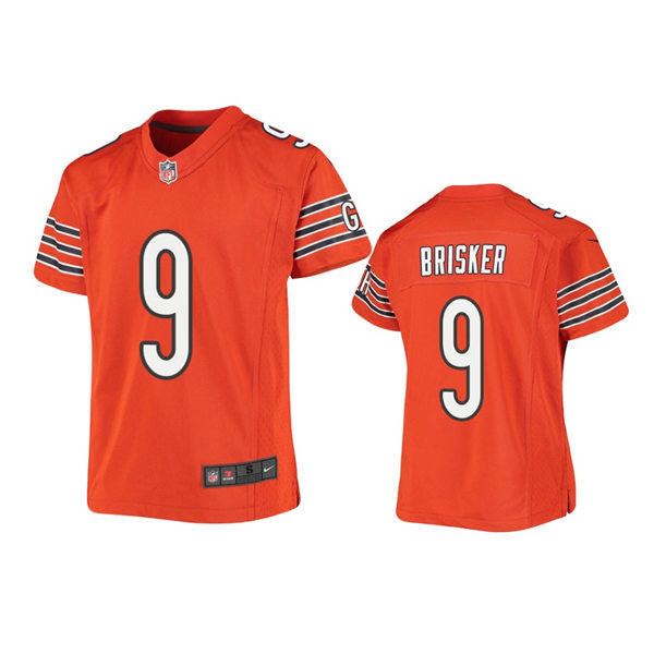 Youth Chicago Bears #9 Jaquan Brisker Orange Alternate Limited Jersey