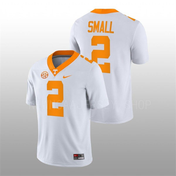 Mens Youth Tennessee Volunteers #2 Jabari Small Nike White College Football Game Jersey