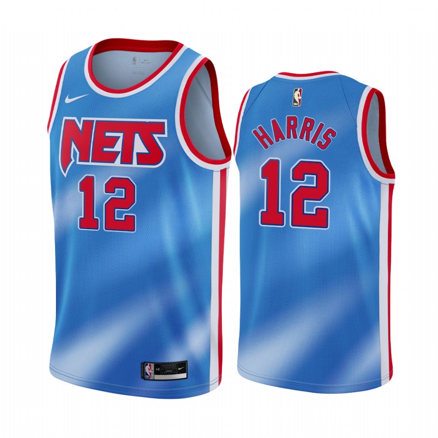 Mens Brooklyn Nets #12 Joe Harris Nike Blue Classic Edition Jersey