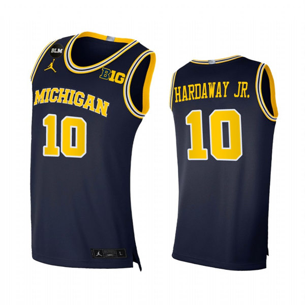 Mens Youth Michigan Wolverines #10 Tim Hardaway Jr. Navy College Basketball Game Jersey