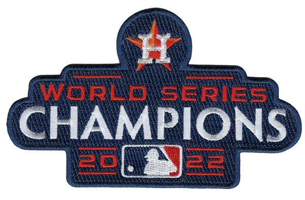 Embroidered 2022 MLB World Series Champions Houston Astros Jersey Patch