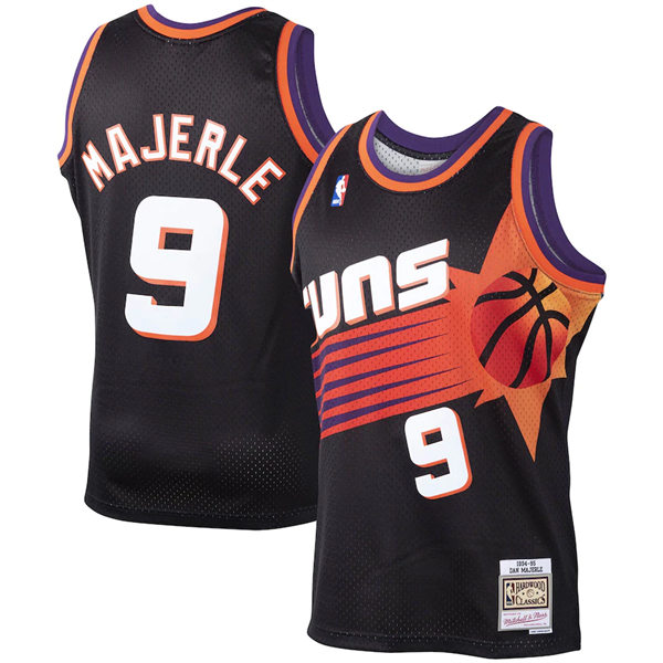 Mens Phoenix Suns #9 Dan Majerle Mitchell & Ness 1994-95 Hardwood Classics Swingman Jersey - Black