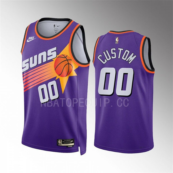 Mens Youth Phoenix Suns Custom Nike Purple 2022-23 Classic Edition Swingman Jersey