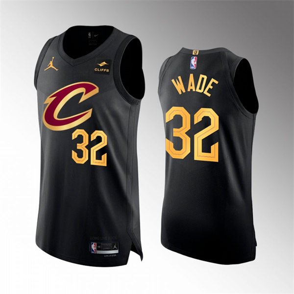 Mens Cleveland Cavaliers #32 Dean Wade 2022-23 Black Statement Edition Swingman Jersey