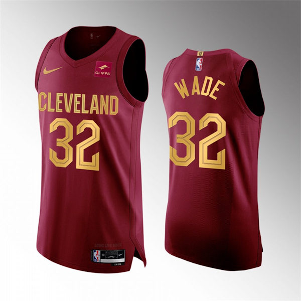 Mens Cleveland Cavaliers #32 Dean Wade Burgundy 2022-23 Icon Edition Swingman Jersey