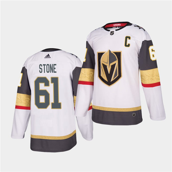 Youth Vegas Golden Knights #61 Mark Stone Adidas Away White Jersey