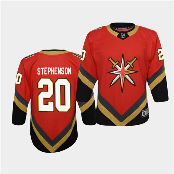 Youth Vegas Golden Knights #20 Chandler Stephenson Adidas 2021 Red Reverse Retro Jersey 