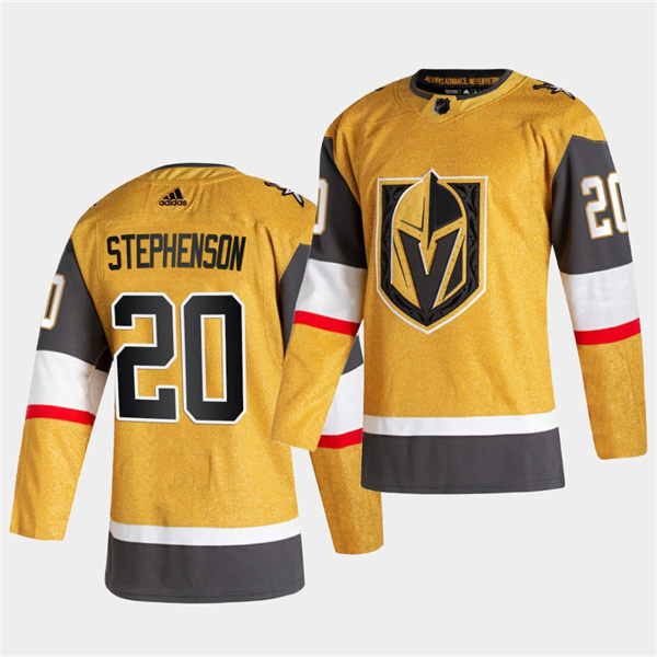 Mens Vegas Golden Knights #20 Chandler Stephenson Stitched Adidas Gold ...