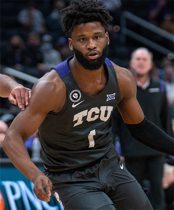 Men's Youth TCU Horned Frogs #1 Mike Miles Jr. Nike 2021 Black College Basketball Game Jersey