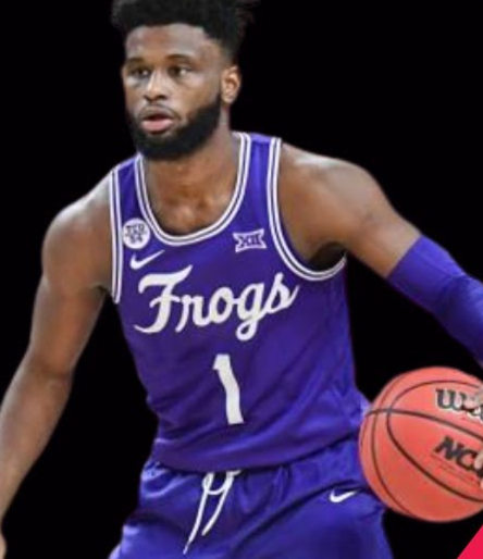 Men's Youth TCU Horned Frogs #1 Mike Miles Jr. Nike Purple Limited Frogs College Basketball Game Jersey