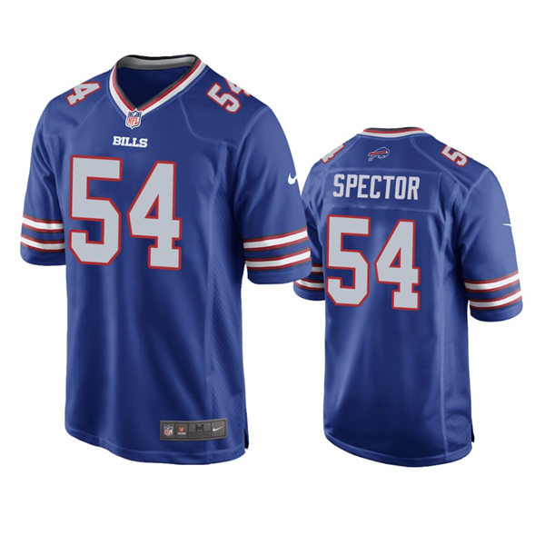 Mens Buffalo Bills #54 Baylon Spector Nike Royal Team Color Vapor Limited Player Jersey