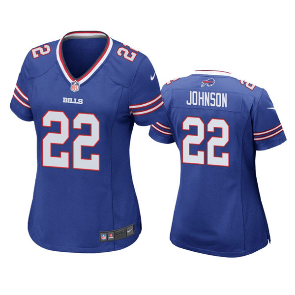 Womens Buffalo Bills #22 Duke Johnson Nike Royal Team Color Limited Player Jersey