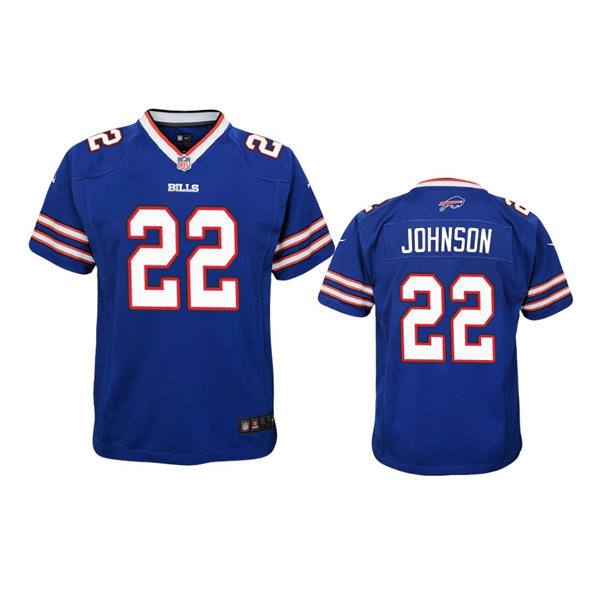 Youth Buffalo Bills #22 Duke Johnson Nike Royal Team Color Limited Player Jersey