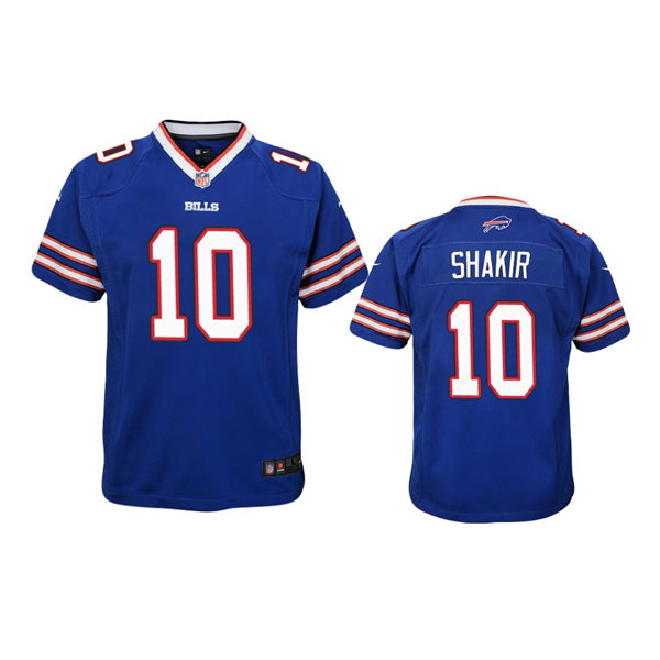 Youth Buffalo Bills #10 Khalil Shakir Nike Royal Team Color Limited Player Jersey