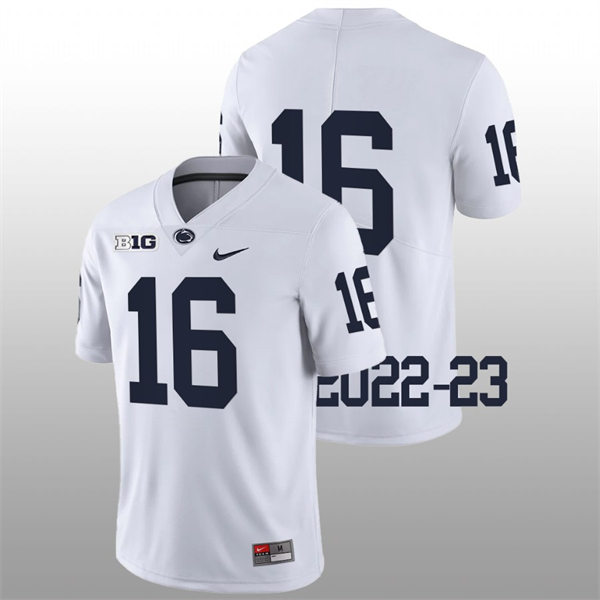 Men Youth Penn State Nittany Lions #16 Ji'Ayir Brown Nike White College Game Football Jersey