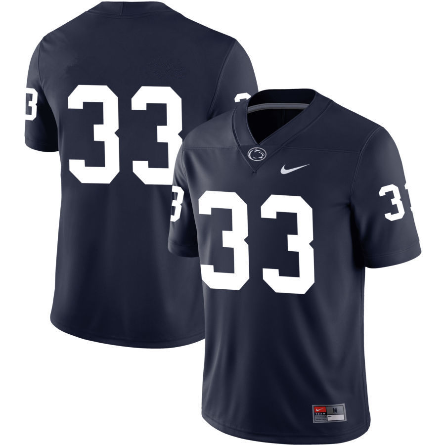 Men Youth Penn State Nittany Lions #33 Dani Dennis-Sutton Navy College Game Football Jersey