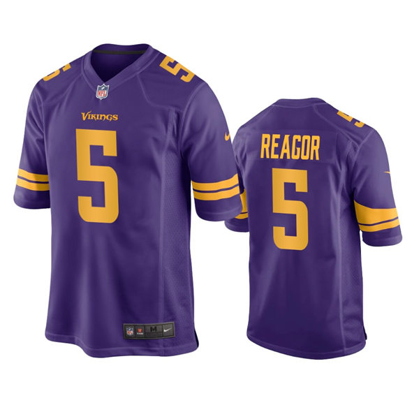 Men's Minnesota Vikings #5 Jalen Reagor Nike Purple Color Rush Vapor Untouchable Limited Jersey
