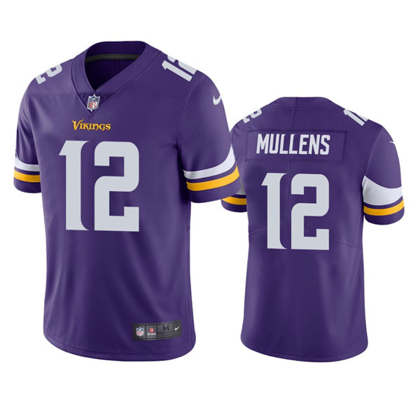 Men's Minnesota Vikings #12 Nick Mullens Nike Purple Vapor Untouchable Limited Player Jersey