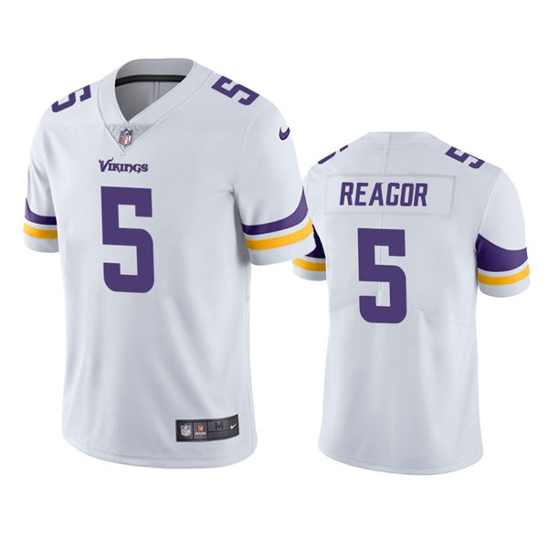 Men's Minnesota Vikings #5 Jalen Reagor Nike White Vapor Untouchable Limited Player Jersey