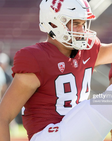 Men's Youth Stanford Cardinal #84 Benjamin Yurosek 2022 Cardinal College Football Game Jersey