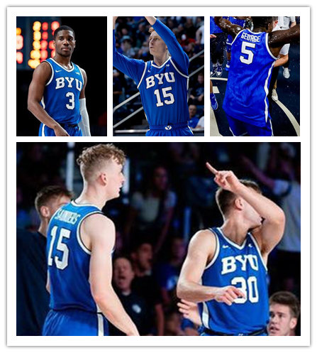 Men's Youth BYU Cougars Custom 2022 Royal College Basketball Game Jersey
