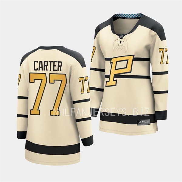 Womens Pittsburgh Penguins #77 Jeff Carter 2023 Winter Classic Jersey