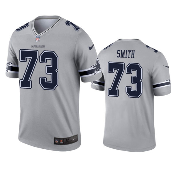 Men's Dallas Cowboys #73 Tyler Smith Nike Silver Inverted Legend Jersey