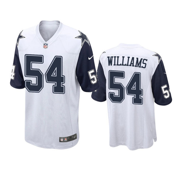 Mens Dallas Cowboys #54 Sam Williams Nike White Color Rush Legend Player Jersey